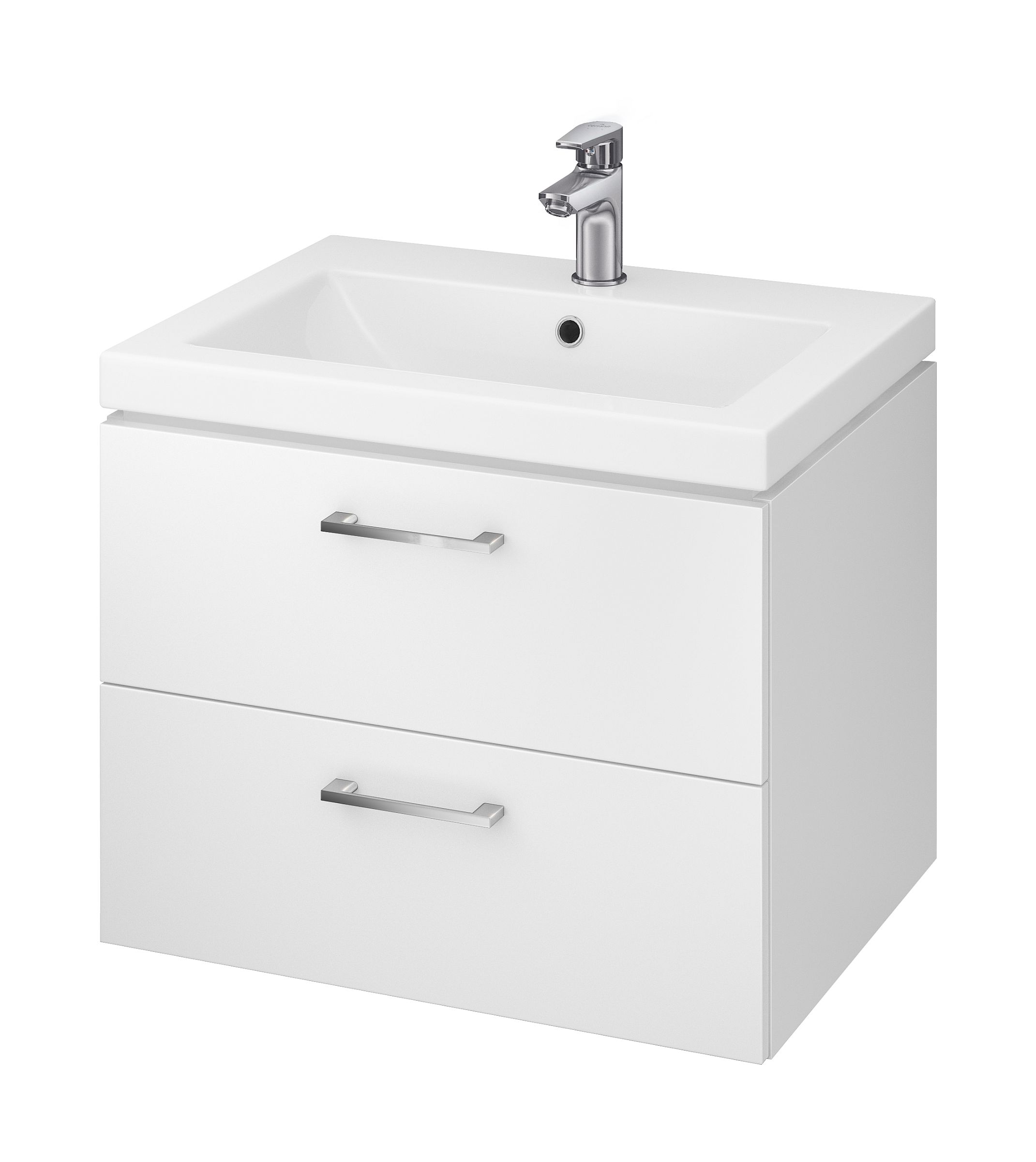 Cersanit Lara Waschbecken mit Unterschrank 59.4 cm weiß S801-147-DSM