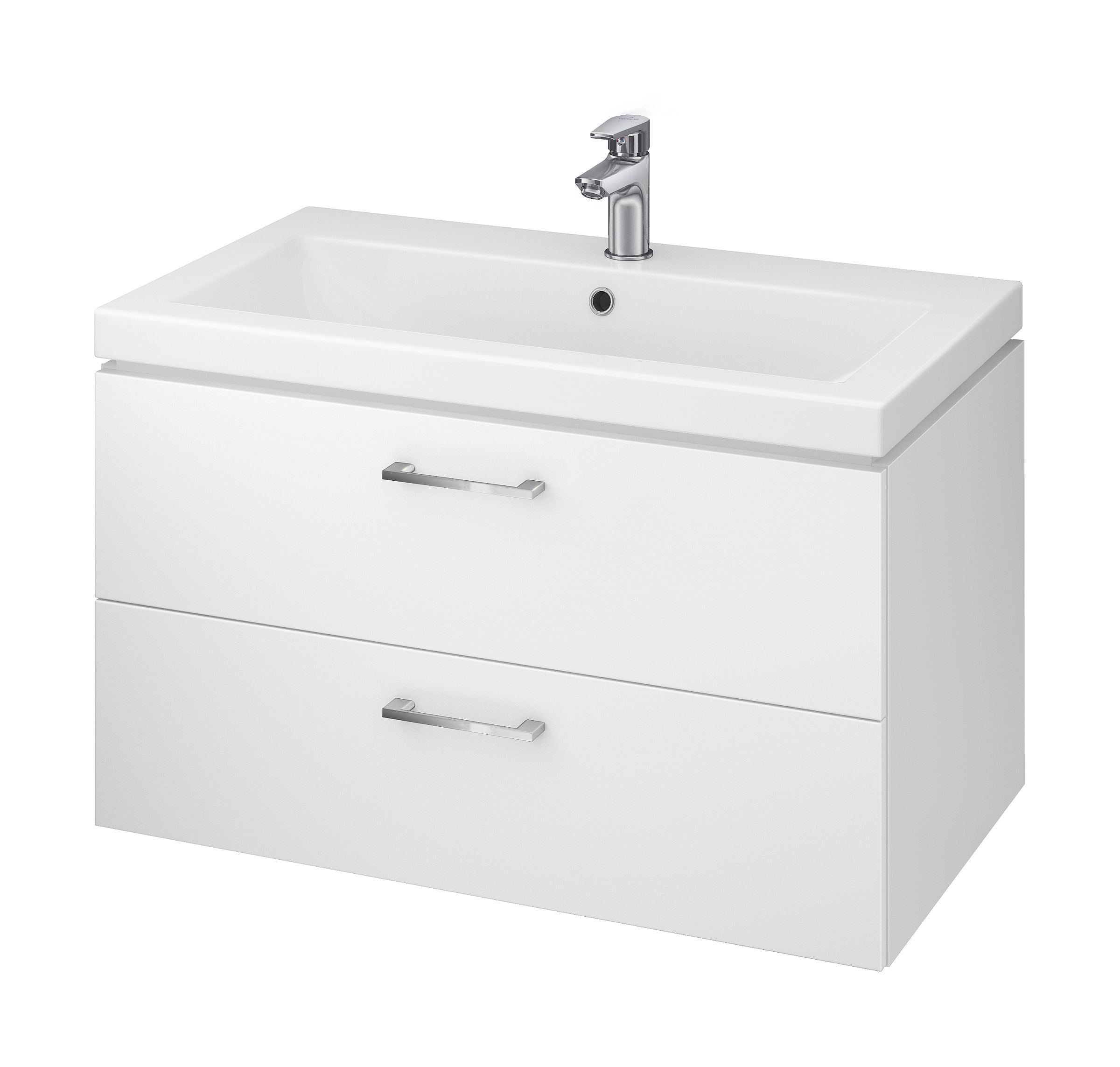 Cersanit Lara Waschbecken mit Unterschrank 79.4 cm weiß S801-149-DSM