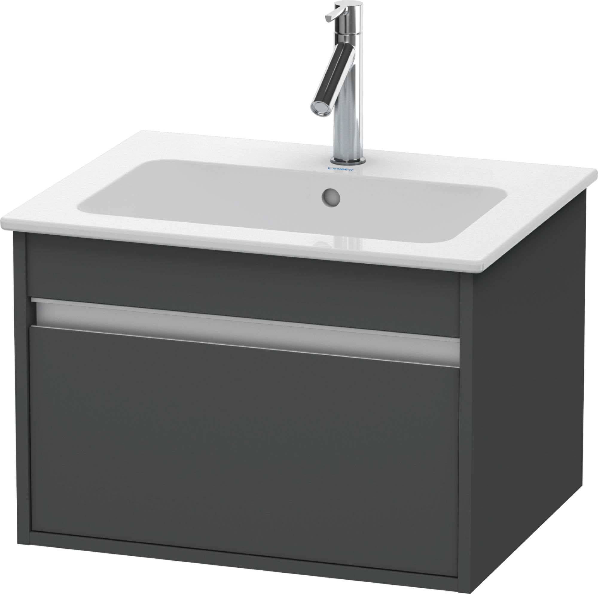 Duravit Ketho Kabinett 60x47.5x41 cm Unterschrank hängend graphit KT641804949