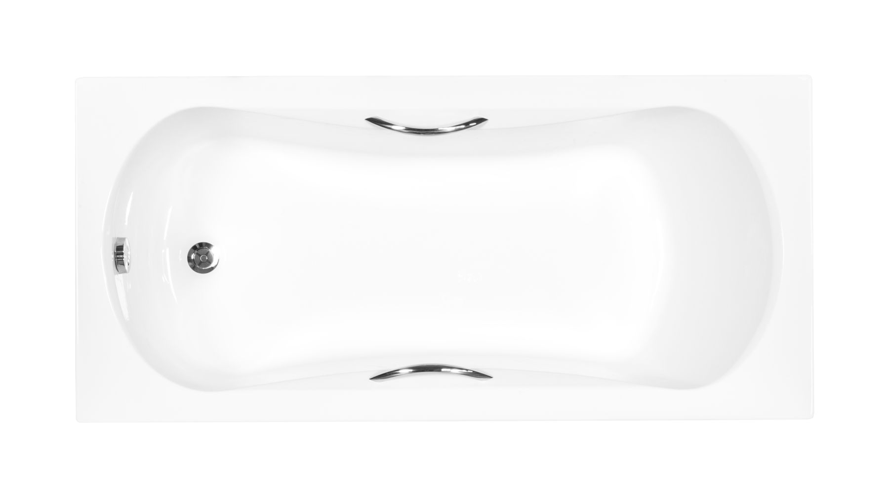 Besco Aria Plus Rechteckige Badewanne 140x70 cm weiß #WAA-140-PU