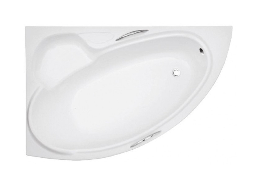 Besco Bianka Eckbadewanne 149.5x95 cm linksseitig weiß #WAB-150-NL