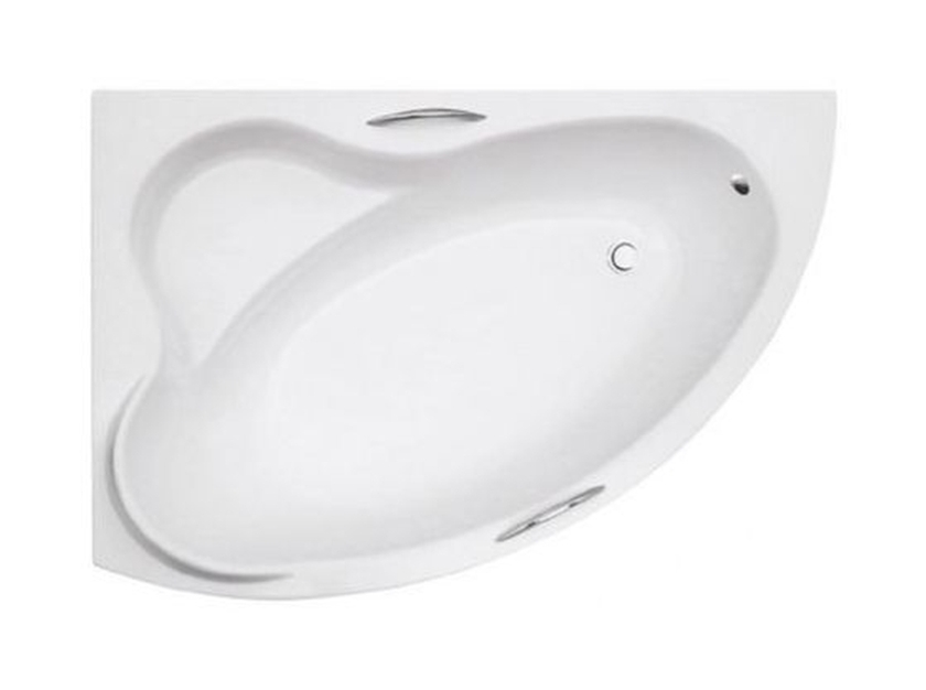 Besco Ada Eckbadewanne 139x89.5 cm linksseitig weiß #WAA-140-NL
