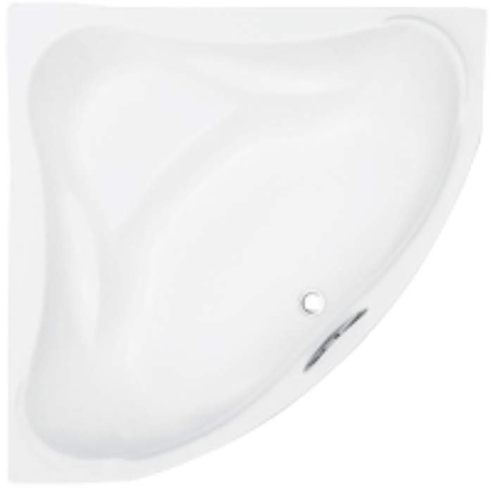 Besco Ewa Eckbadewanne 134x134 cm linksseitig weiß #WAE-135-NS