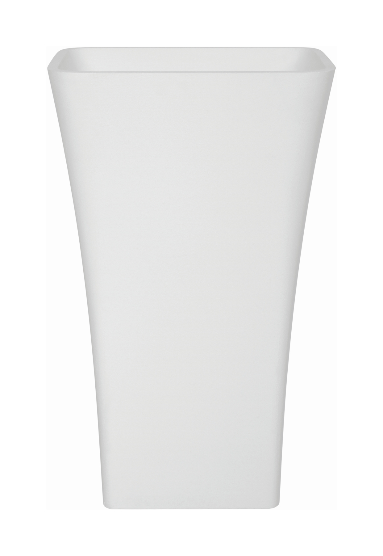 Besco Assos Waschbecken 50x40 cm rechteckig Freistehend weiß #UMD-A-WO