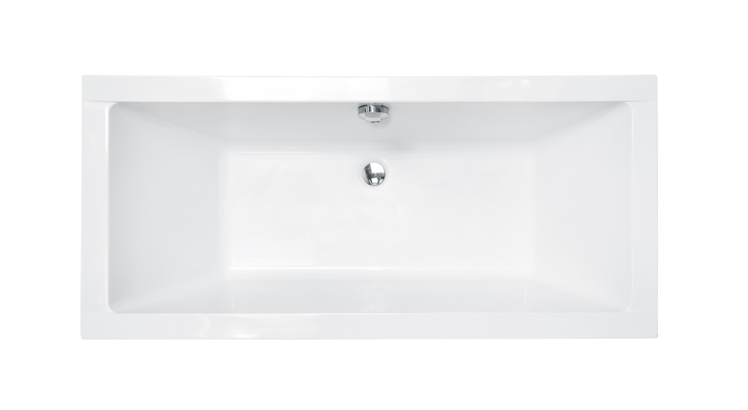 Besco Vera Rechteckige Badewanne 170x75 cm weiß #WKV-170-WZ