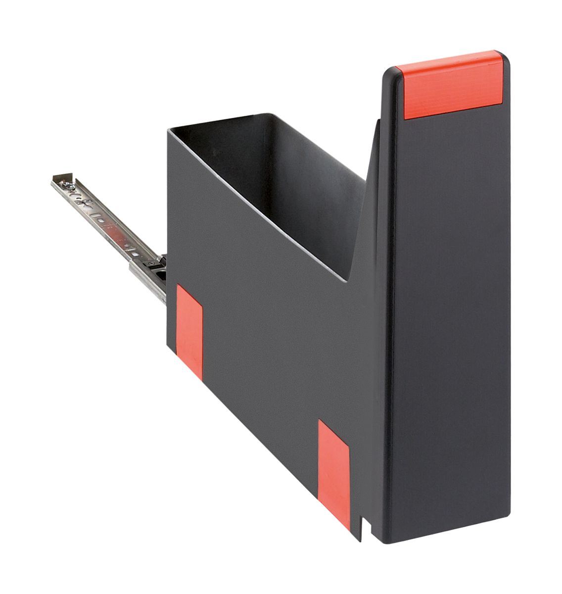 Franke Cube Müllcontainer 4.5 l schwarz-rot 134.0039.317