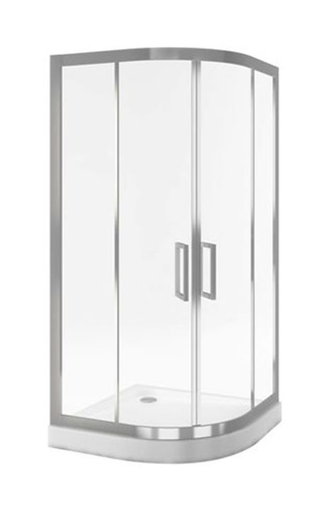 Actima Seria 600 Dusche 90x90 cm halbrund chrom Glanz/durchsichtiges Glas KAAC.1901.900.LP