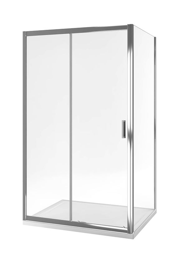 Actima Seria 201 Duschwand 90 cm chrom Glanz/durchsichtiges Glas KAAC.1806.900.LP