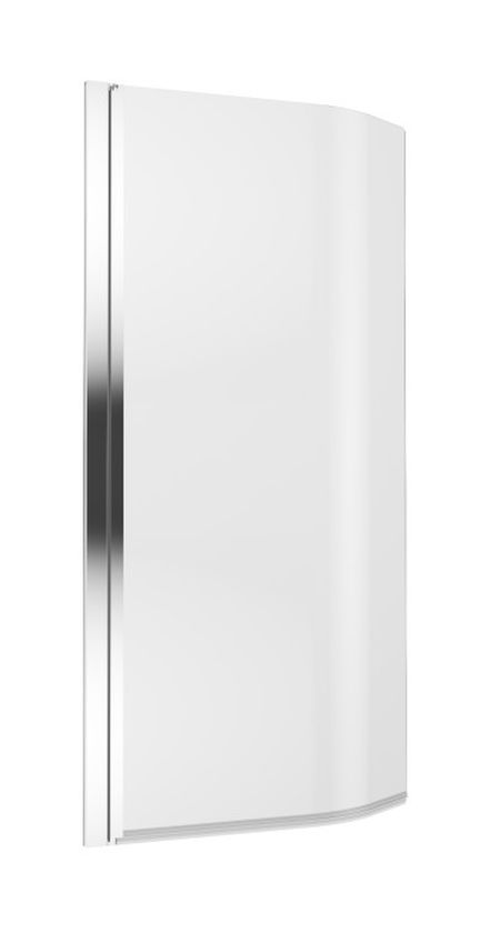 Excellent Be Spot Badewannenabtrennung 75 cm einteilig chrom Glanz/durchsichtiges Glas KAEX.2309.750.LE