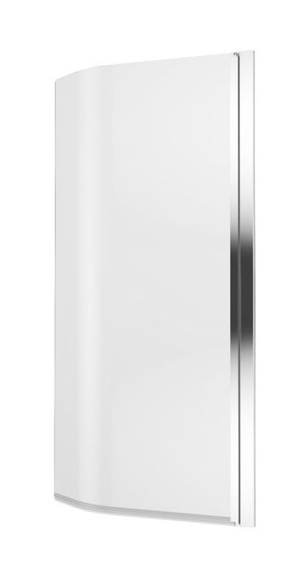 Excellent Be Spot Badewannenabtrennung 75 cm einteilig chrom Glanz/durchsichtiges Glas KAEX.2309.750.PR