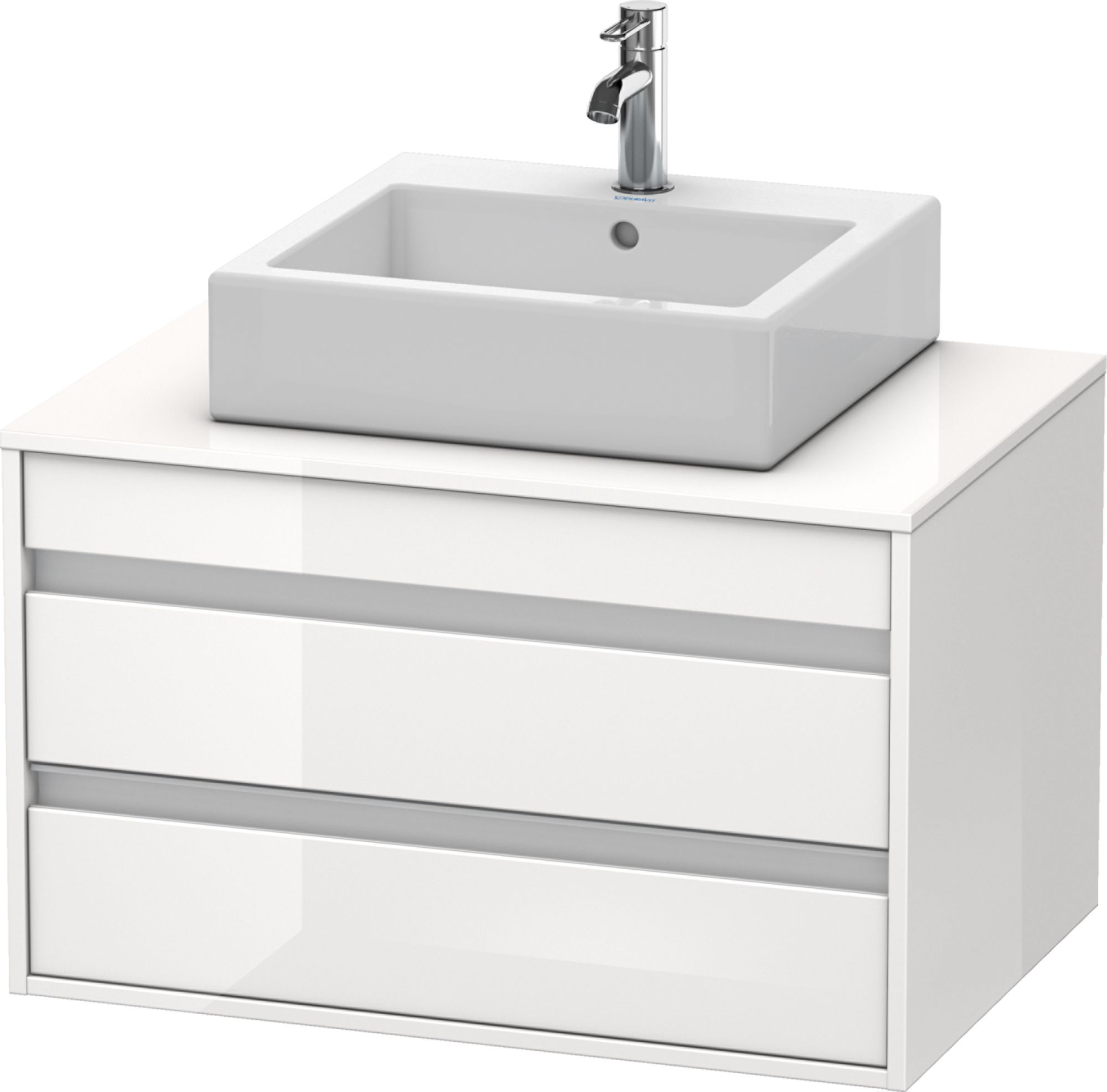 Duravit Ketho Kabinett 80x55x49.6 cm Unterschrank hängend weiß KT665402222