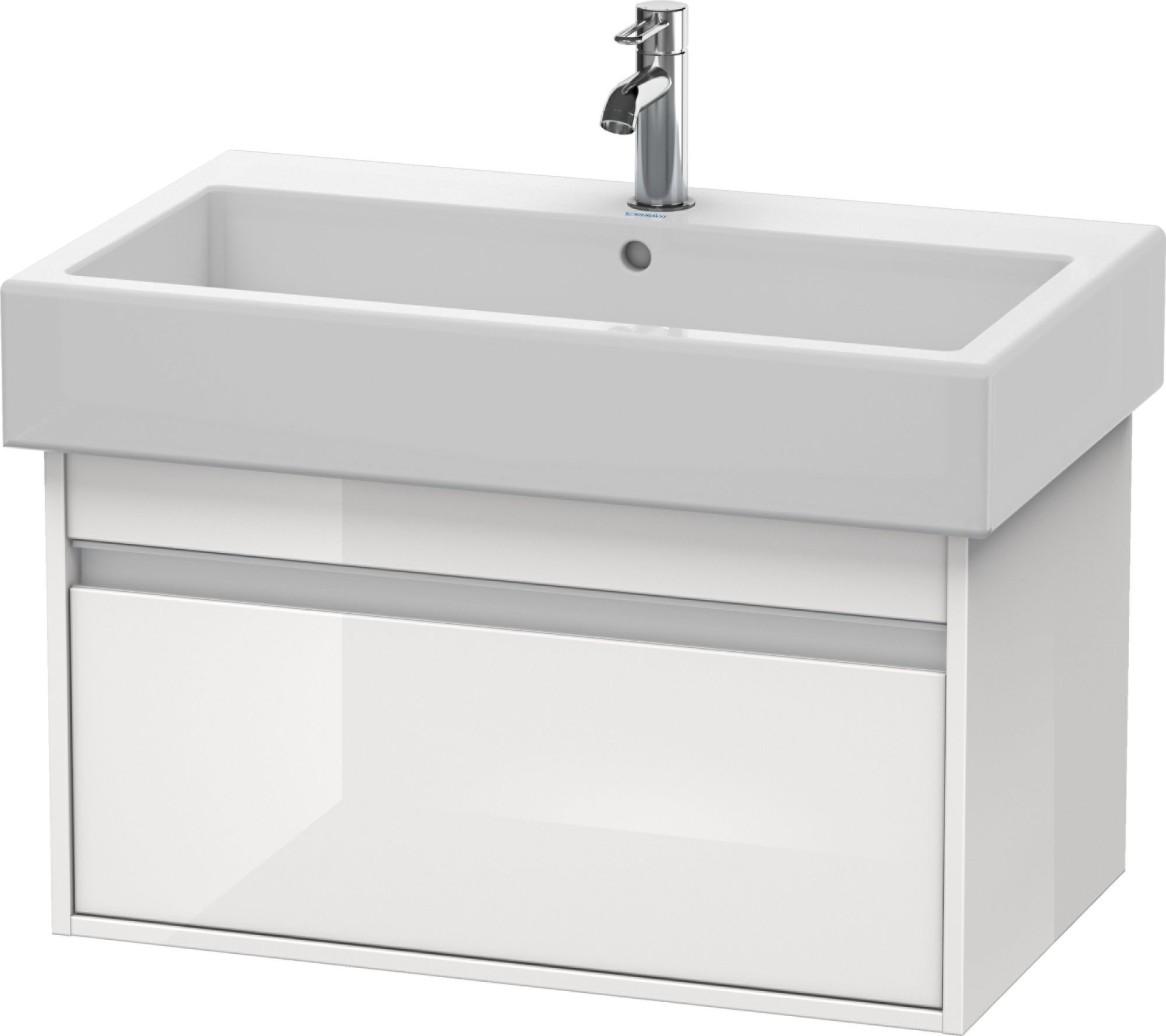 Duravit Ketho Kabinett 75x44x41 cm Unterschrank hängend weiß KT668702222