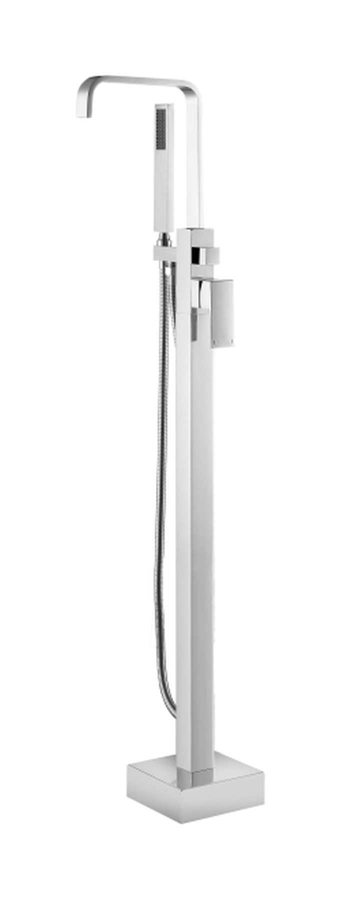 Besco Modern badewannen- und duscharmatur freistehend chrom BW-MI-CH