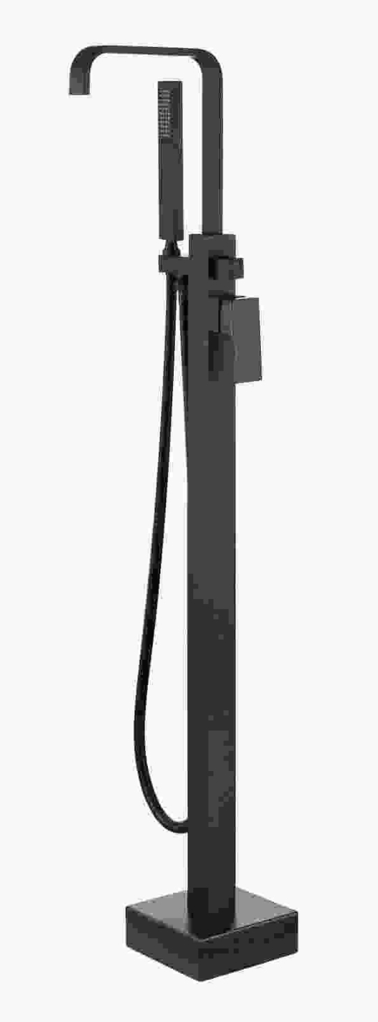 Besco Modern badewannen- und duscharmatur freistehend schwarz BW-MI-CZ