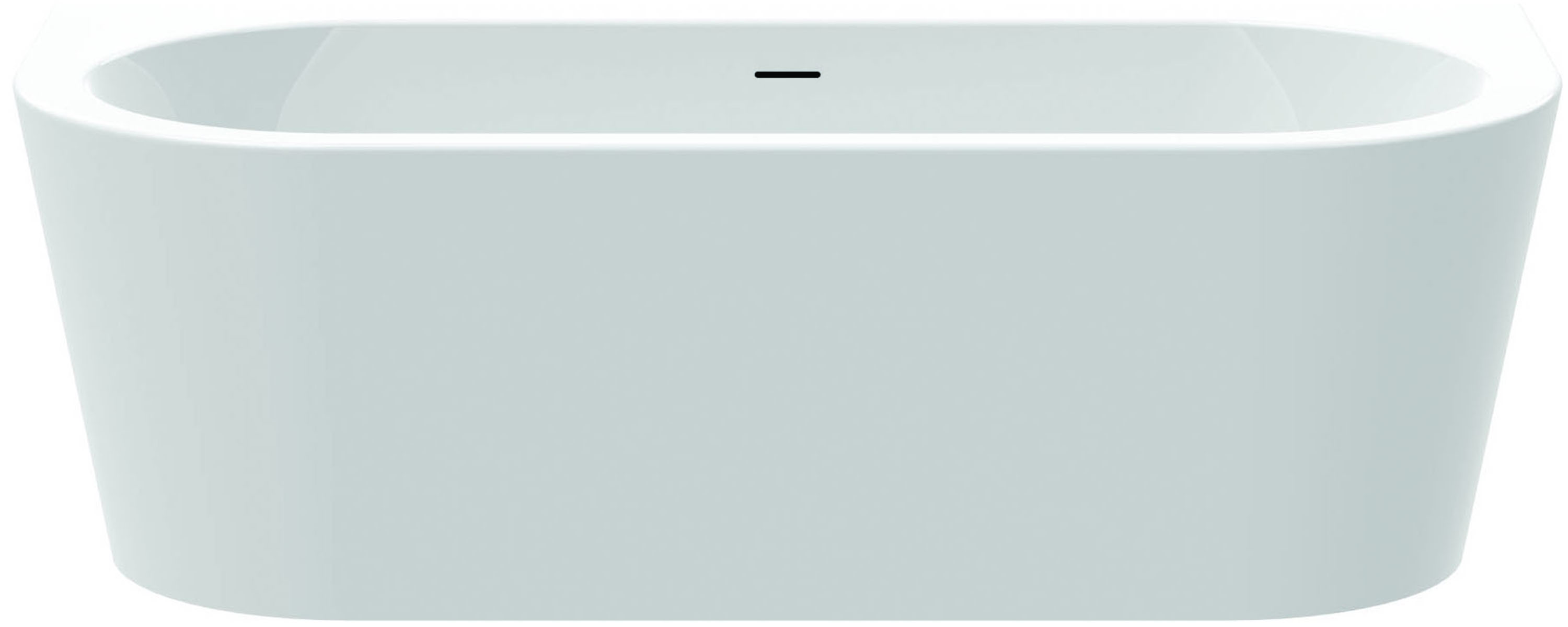 Roca Eternity Wandmontierte Badewanne 165x75.5 cm oval weiß A24T453000