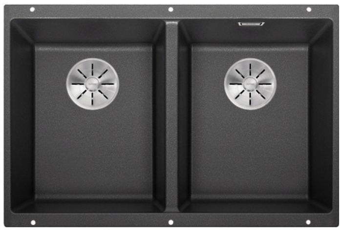 Blanco Subline 350/350-U Granitspüle 70.5x40 cm anthrazit 523574
