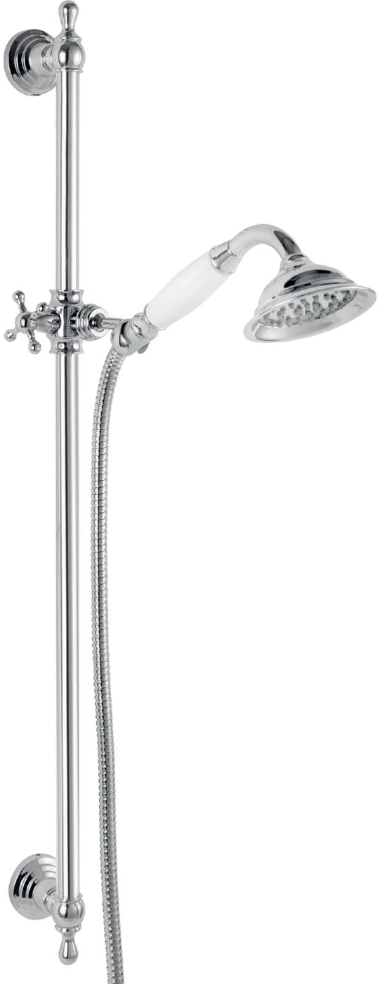 Ferro Retro Duschset Wandmontage chrom N160