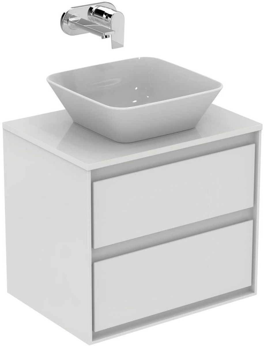 Ideal Standard Connect Air Waschbecken 40x40 cm quadratisch Aufsatzwaschbecken weiß E034701