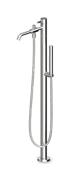 Zucchetti Pan Badewannen- und Duscharmatur freistehend schwarz ZP6622.N6