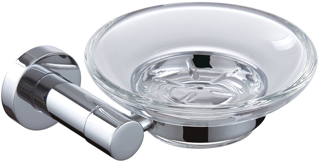 Omnires Modern Project Seifenschale Wand chrom-transparent MP60420CR