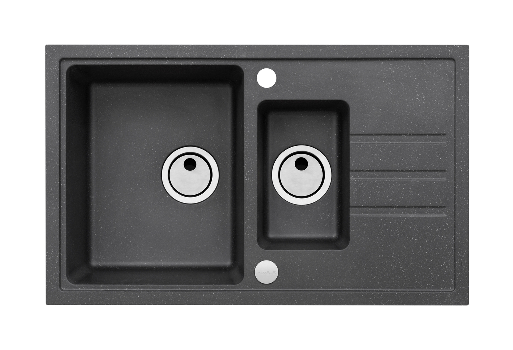 Alveus Intermezzo granitspüle 78x48 cm schwarz 1307091