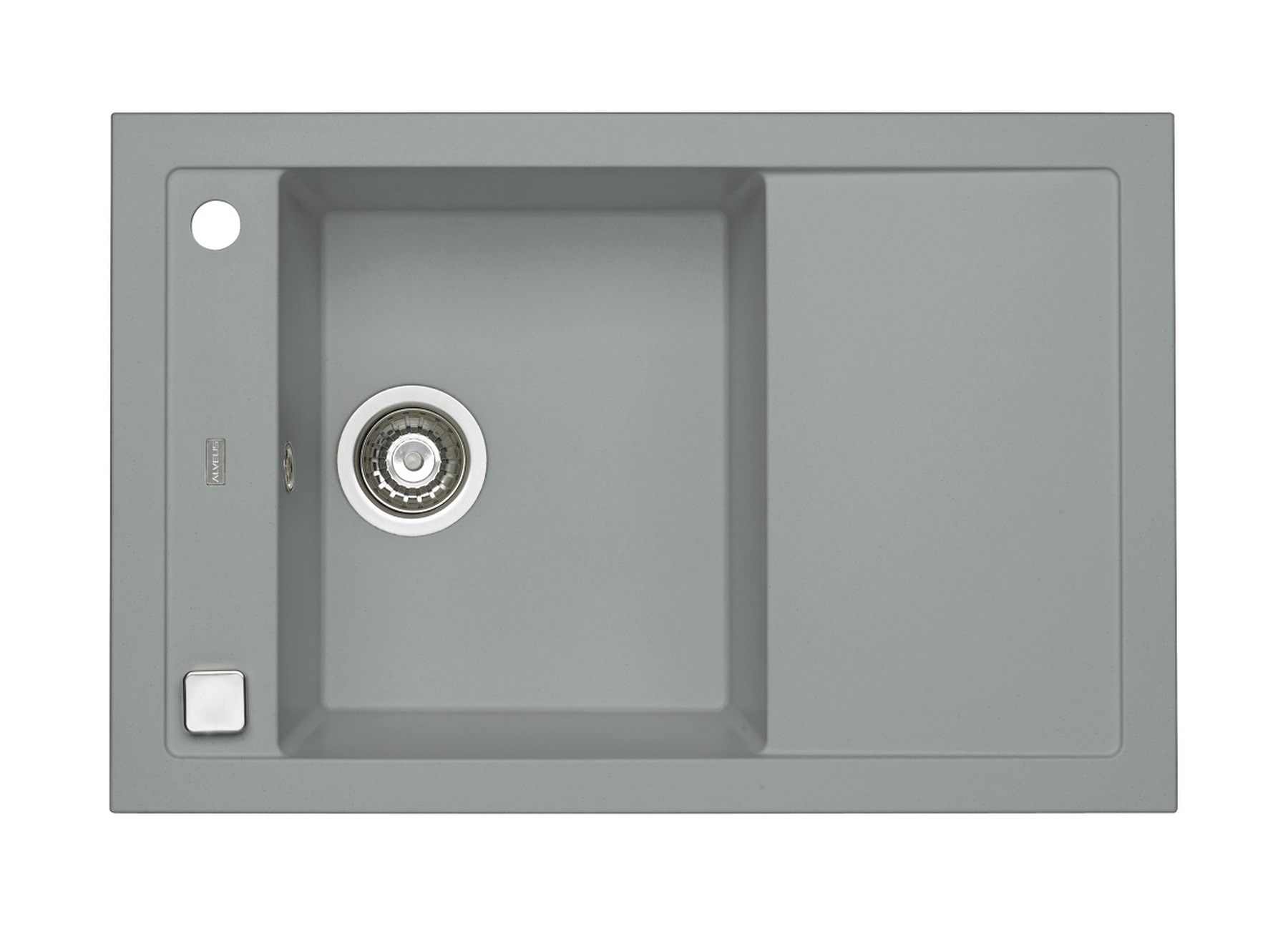 Alveus Formic granitspüle 76x50 cm grau/graphit/onyx 4403081