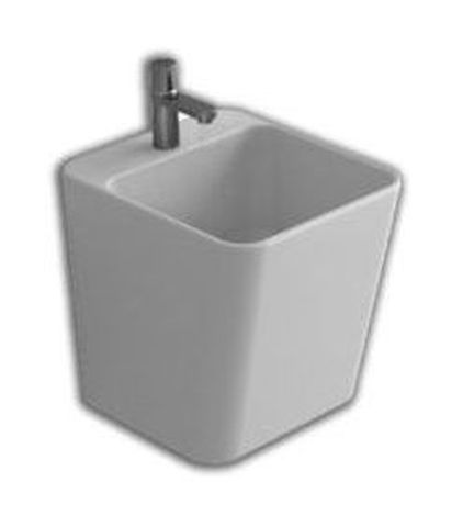 Hatria G-Full Waschbecken 48x40 cm rechteckig Klassisch weiß YXJG01