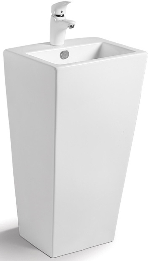 Rea Daria Waschbecken 44x38 cm rechteckig Freistehend weiß REA-U9900