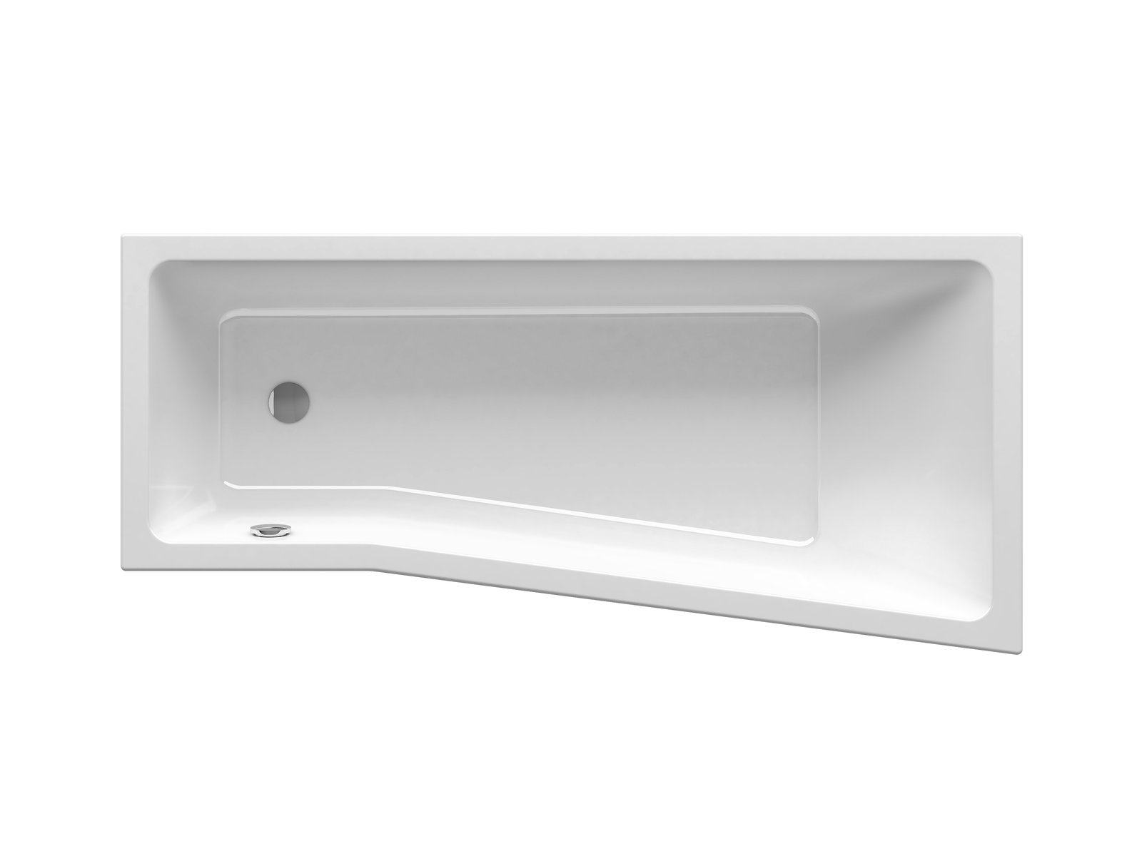 Ravak BeHappy II Eckbadewanne 160x75 cm linksseitig weiß C961000000