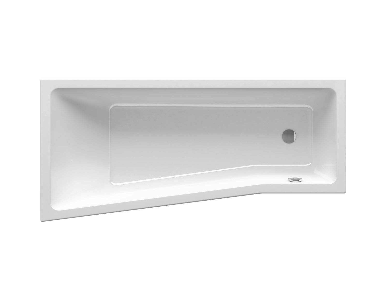 Ravak BeHappy II Eckbadewanne 170x75 cm rechtsseitig weiß C951000000