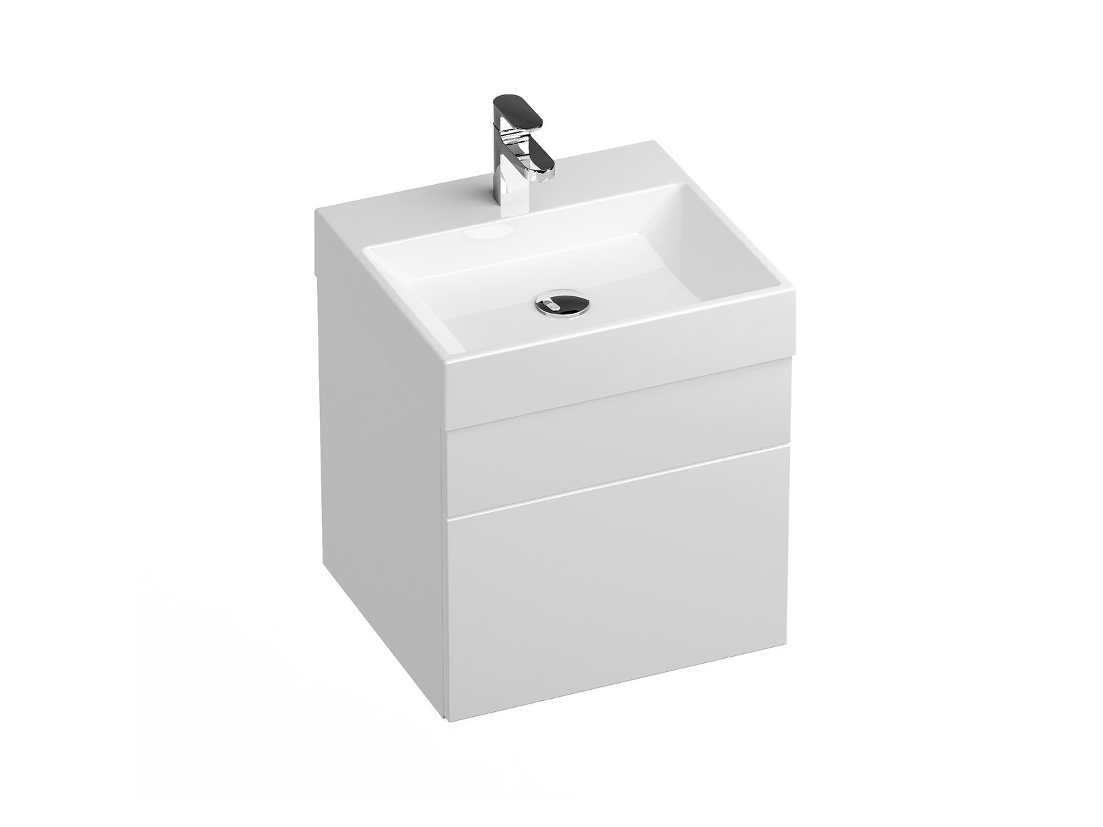 Ravak Natural Kabinett 50x45x45 cm Unterschrank hängend weiß X000001051