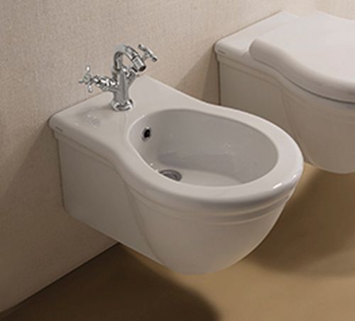 Globo Paestum bidet hängend weiß PAS10.BI