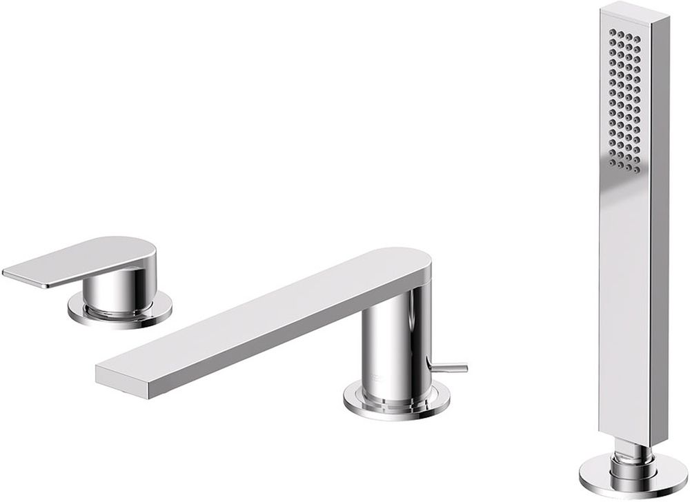 Tres Project Badewannen- und Duscharmatur awannenmontiert chrom 211.161.01