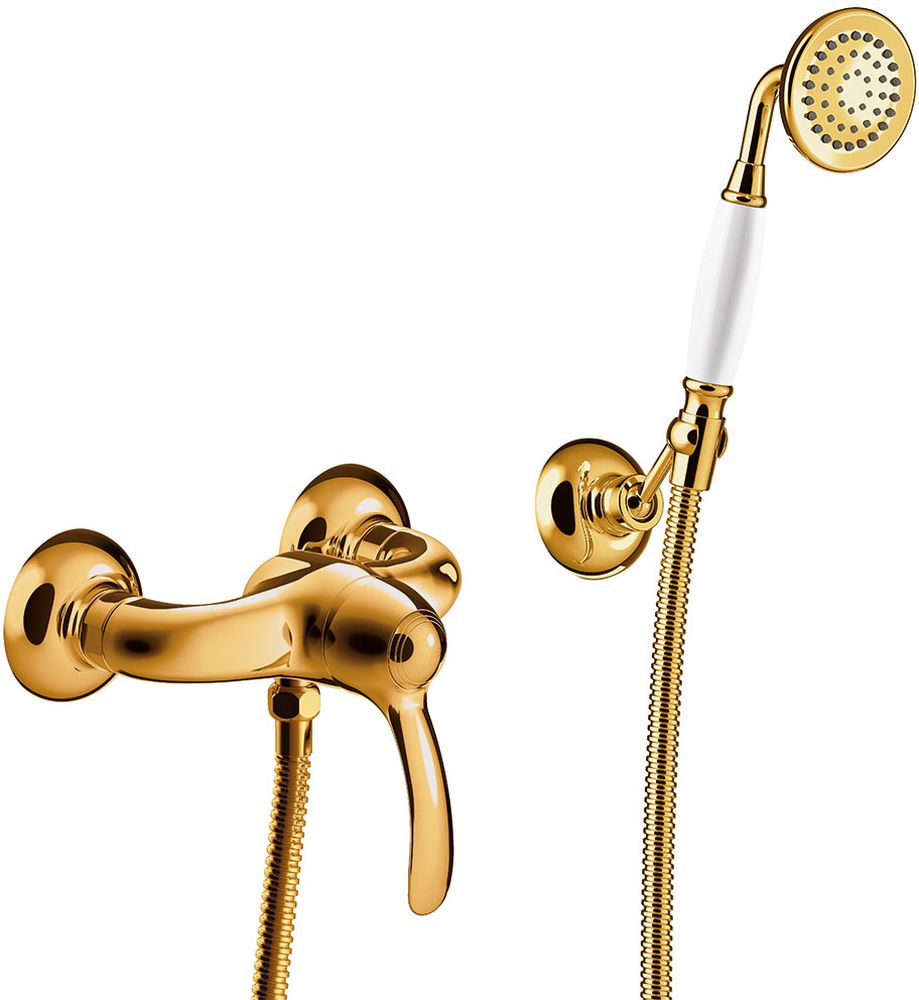 Tres Monoclasic Duschbatterie Wandmontage gold 242.167.01.OR