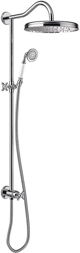 Tres Monoclasic Duschset Wandmontage chrom 242.476.02