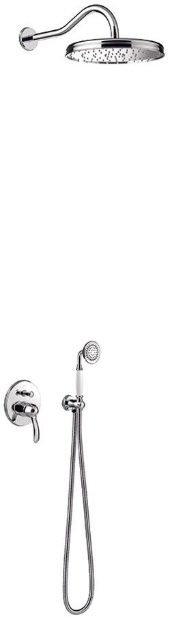 Tres Monoclasic Duschset Unterputz mit Regenbrause chrom 242.180.03