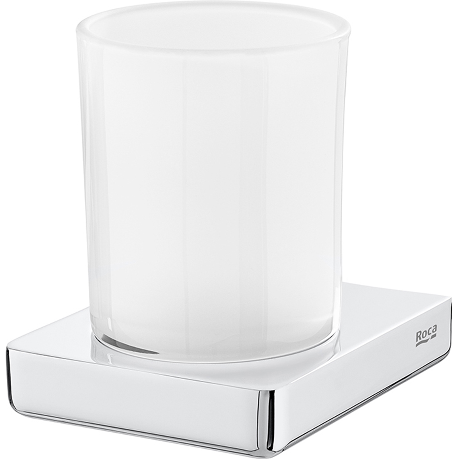 Roca Tempo Zahnputzbecher weiß-chrom A817021001