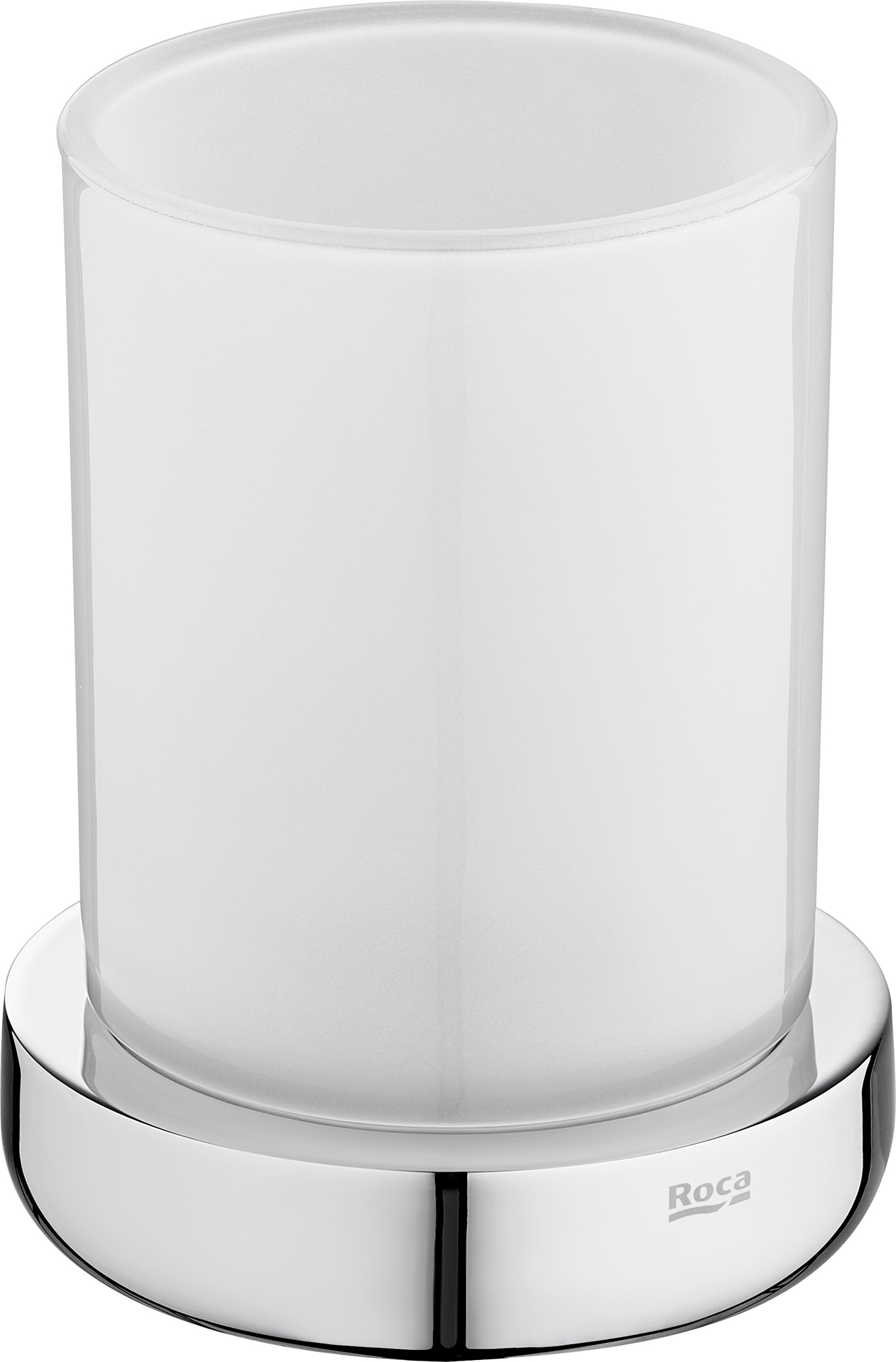 Roca Tempo Zahnputzbecher weiß-chrom A817022001