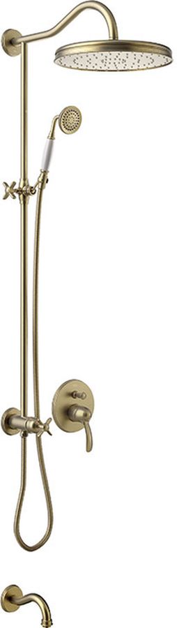 Tres Monoclasic Duschset Unterputz mit Regenbrause || 242.180.06.LV