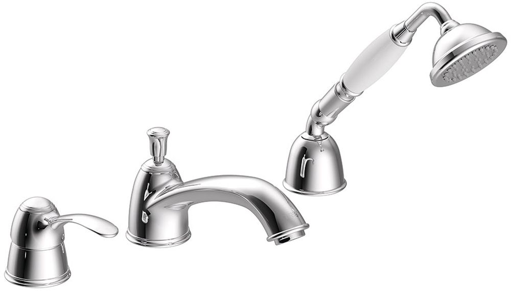 Tres Monoclasic Badewannen- und Duscharmatur awannenmontiert chrom 242.145.01