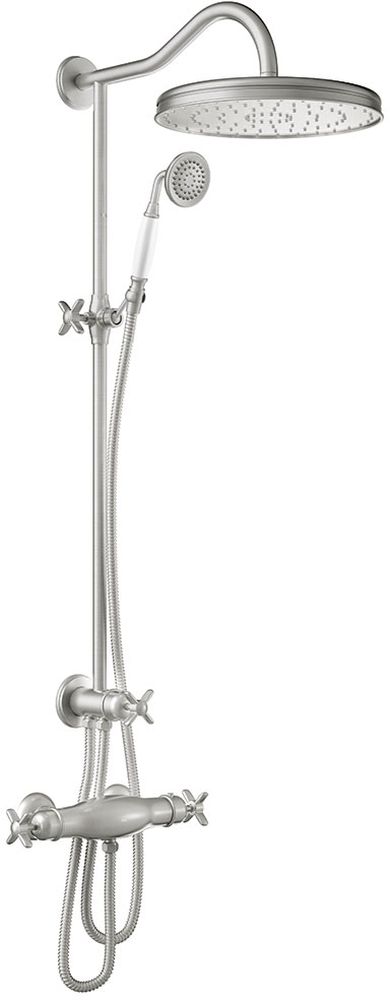 Tres Monoclasic Duschset Wandmontage mit Thermostat mit Regenbrause || 242.195.01.AC