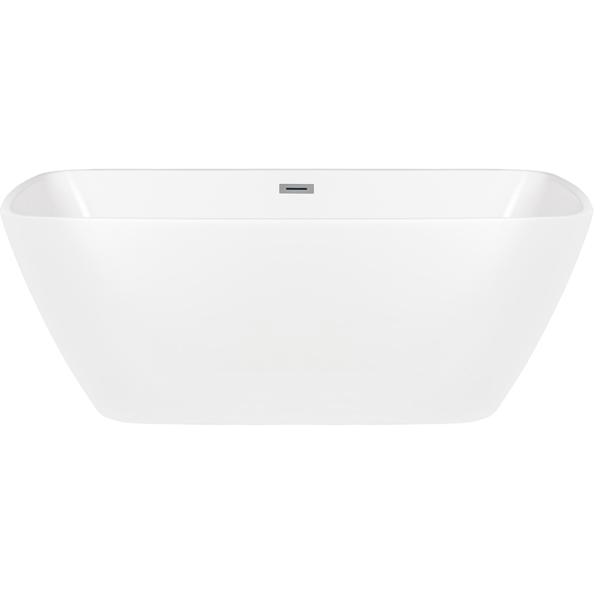 Oltens Millaa Freistehende Badewanne 170x78 cm oval weiß 12002000