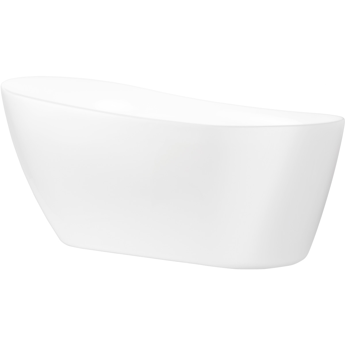 Oltens Gocta Freistehende Badewanne 170x78 cm oval weiß 12003000