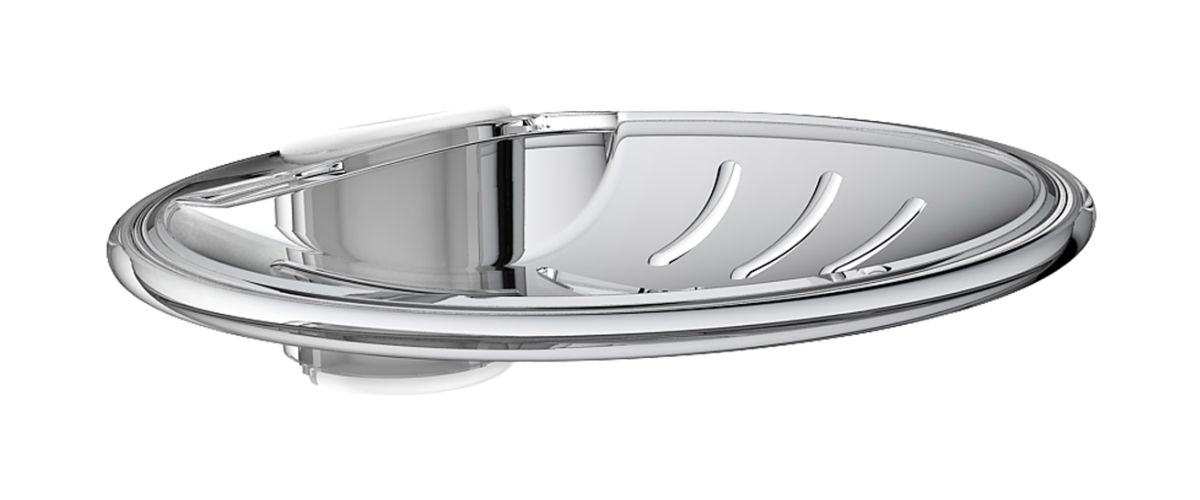 Oltens Aby Seifenschale an den Duschstangen transparent 84200500