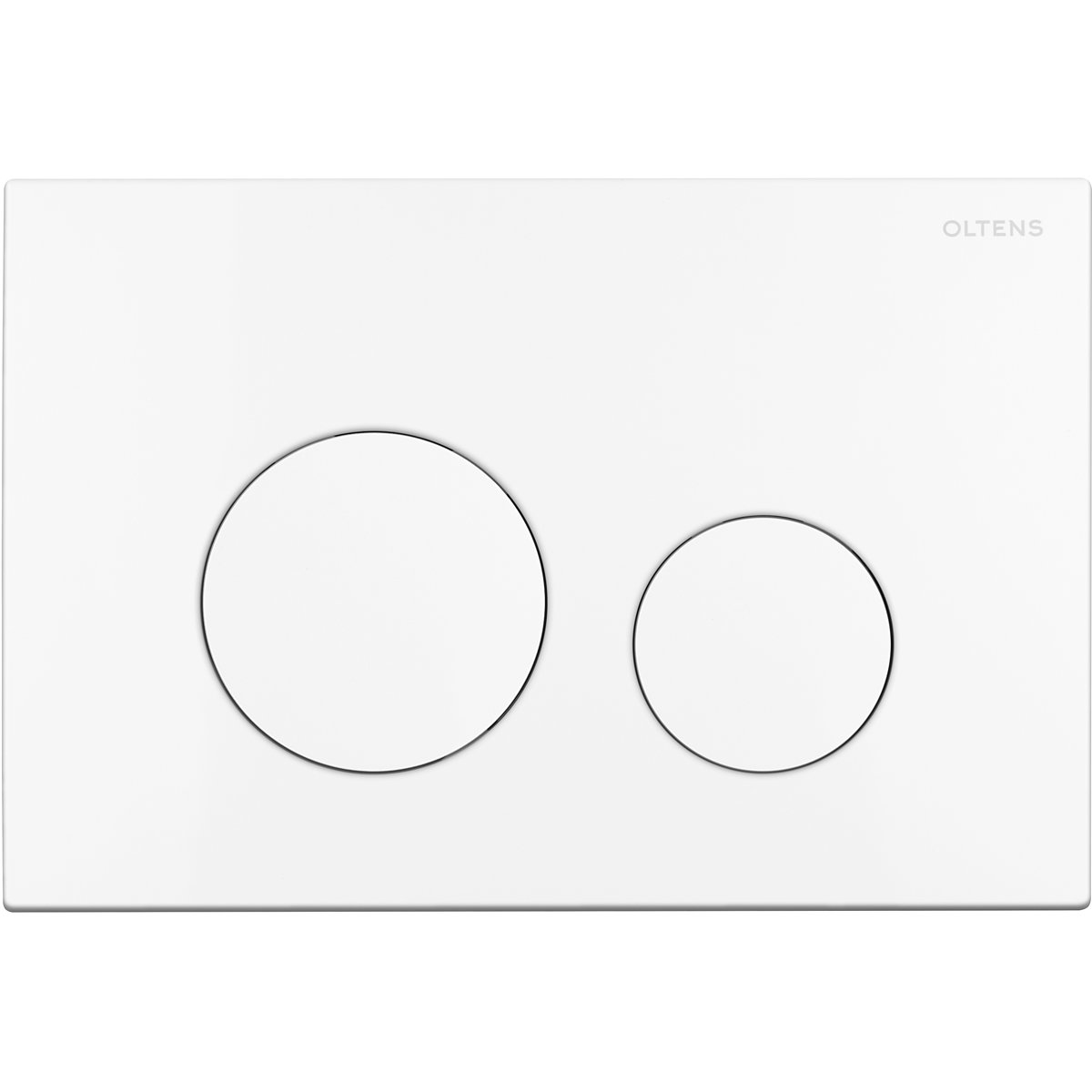 Oltens Lule Betätigungsplatte für Toilette weiß 57102000
