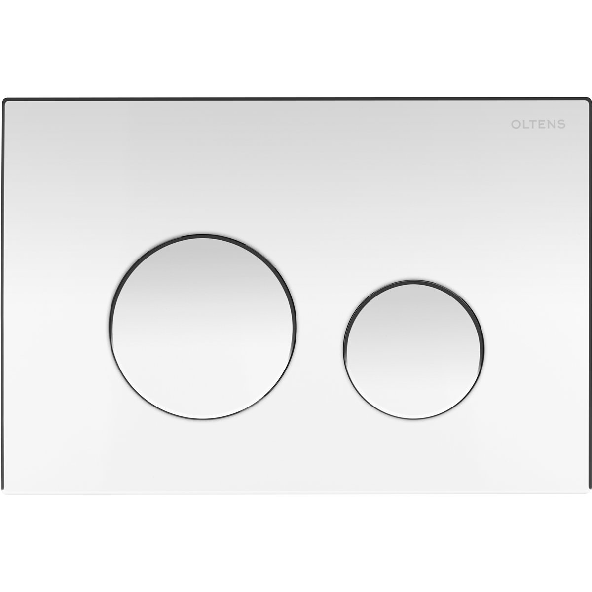 Oltens Lule Betätigungsplatte für Toilette glänzendes Chrom 57102100