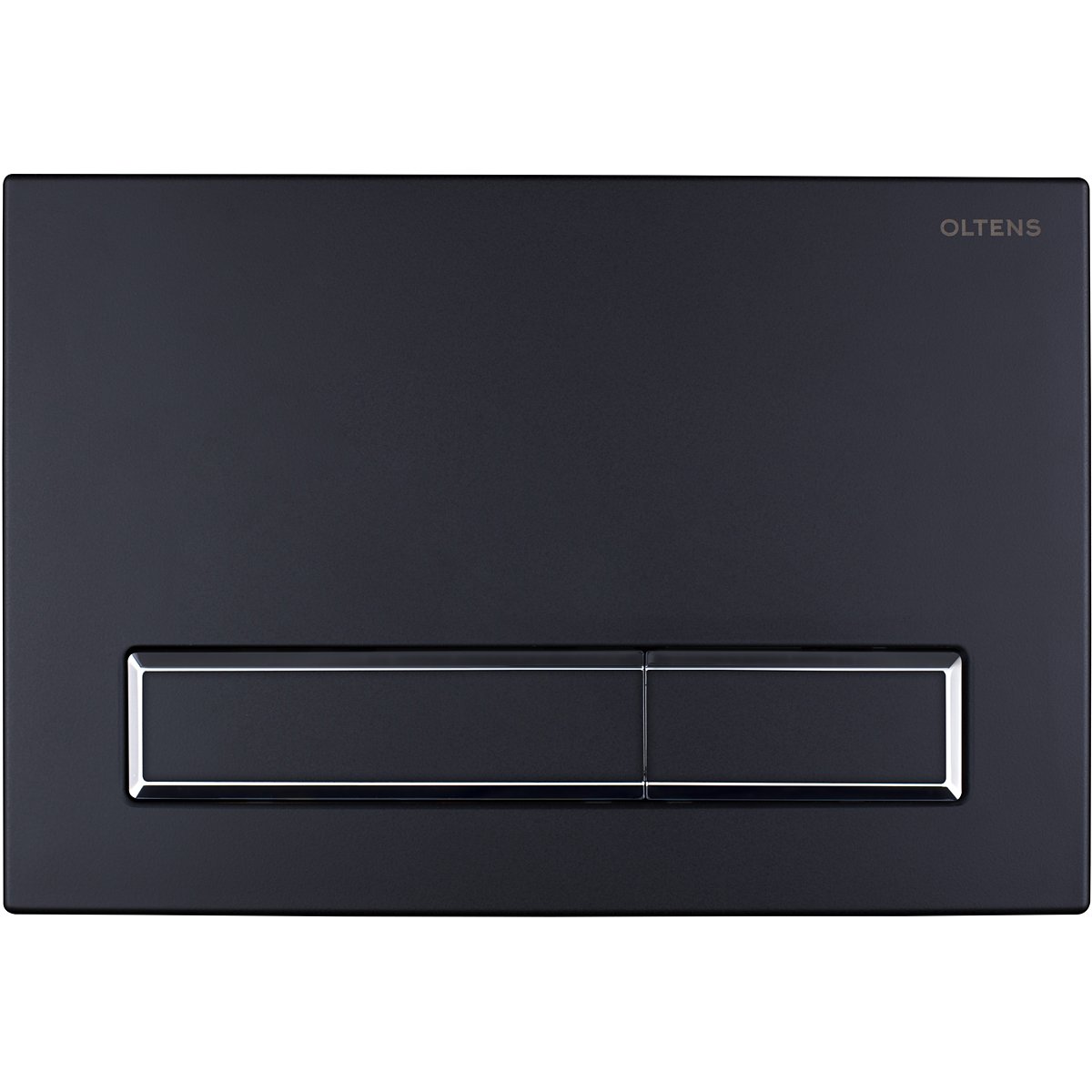 Oltens Torne Betätigungsplatte für Toilette mattschwarz/chrom/mattschwarz 57101300
