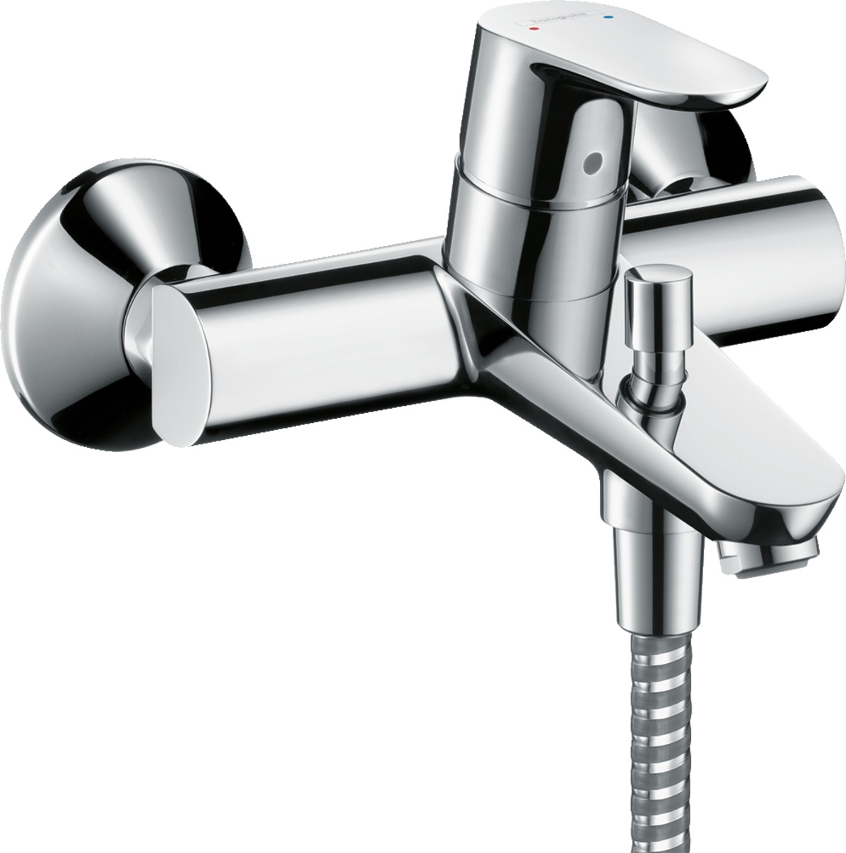 Hansgrohe Focus Badewannen- und Duscharmatur Wandmontage chrom 31940000