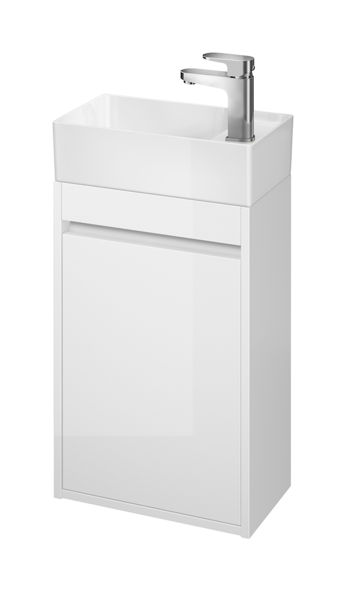 Cersanit Crea Kabinett 39x21.5x59 cm Unterschrank hängend weiß S924-001