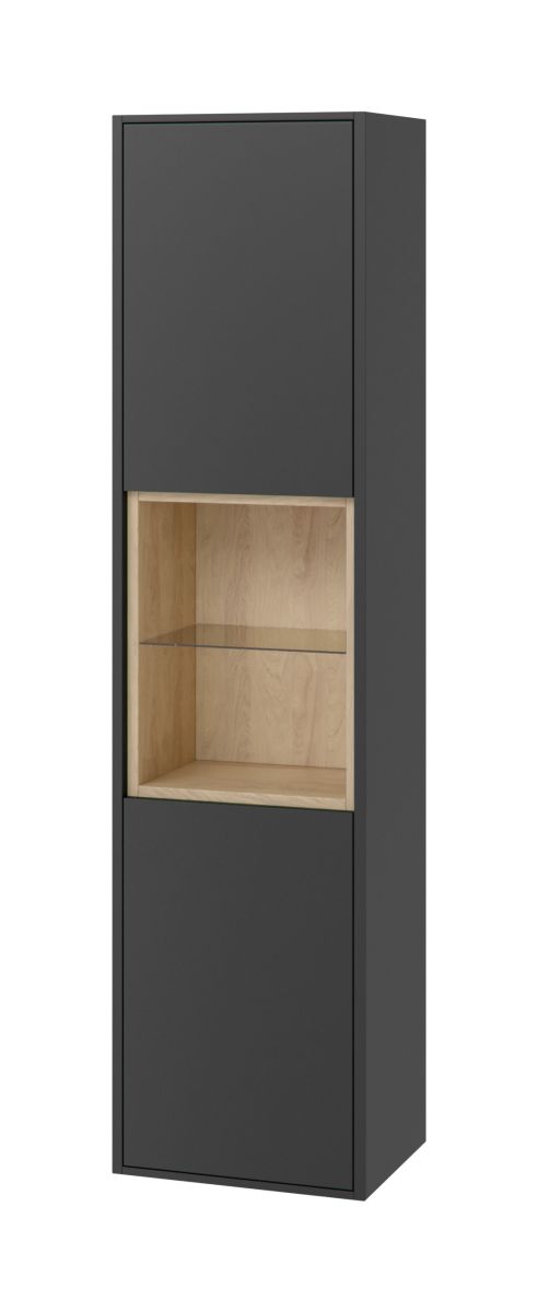 Excellent Tuto Kabinett 40x32x160 cm Seitenschrank hängend grau-eiche MLEX.0201.400.GRBL